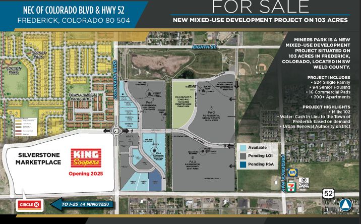 Pictures of Land property located at NEC Colorado Blvd. & Highway 52, Frederick, CO 80504 for sales - image #1