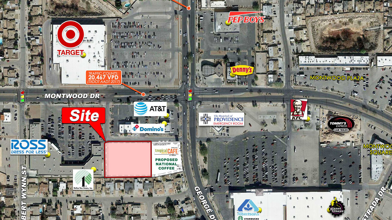 SWQ Montwood & Dieter, El Paso, TX 79936 Land for Sale SWQ