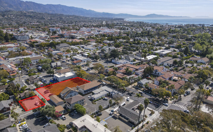 Pictures of Land property located at 312 & 316 W Carrillo St, Santa Barbara, CA 93101 for sales - image #1