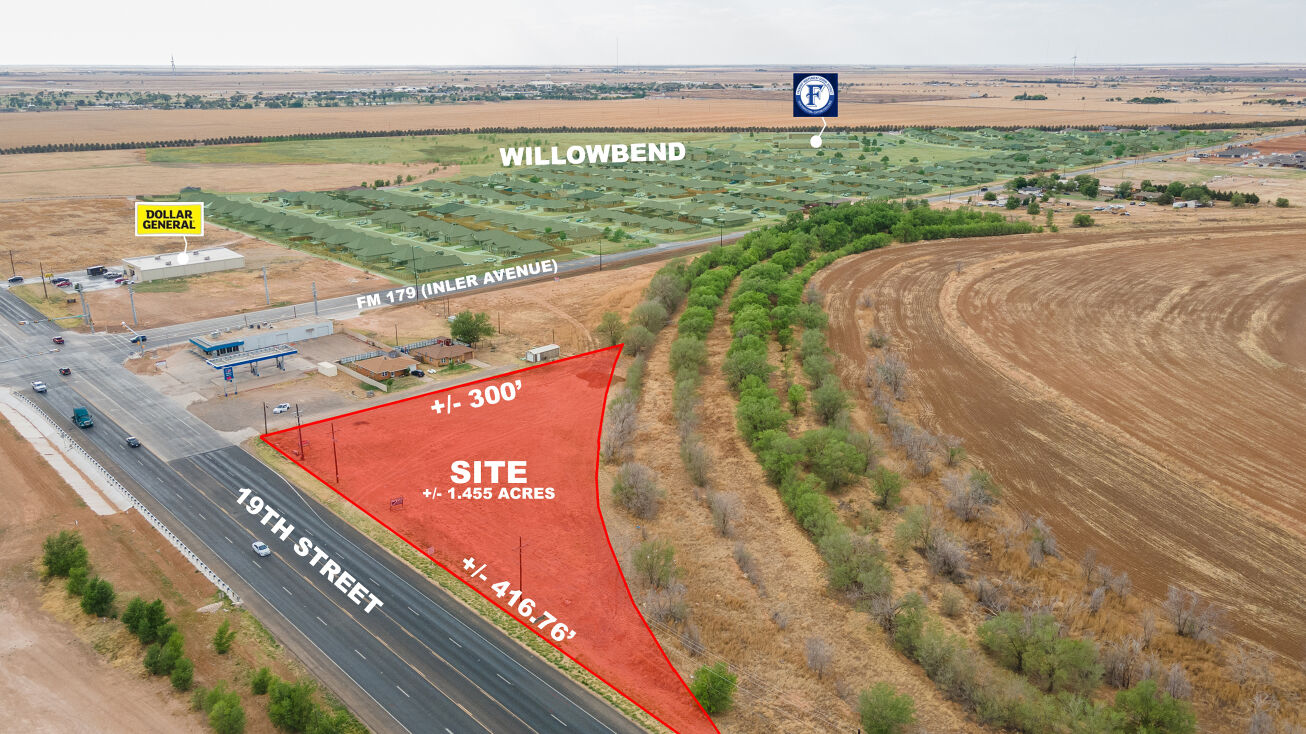 8602 19th St., Lubbock, TX 79407 Land for Sale 8602 19th Street.