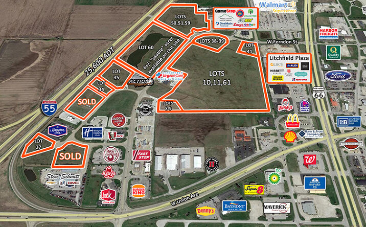 Pictures of Land property located at 66 Corvette Dr, Litchfield, IL 62056 for sales - image #1