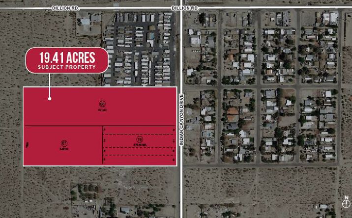 Pictures of Land property located at Indian Canyon Drive, Desert Hot Springs, CA 92240 for sales - image #1