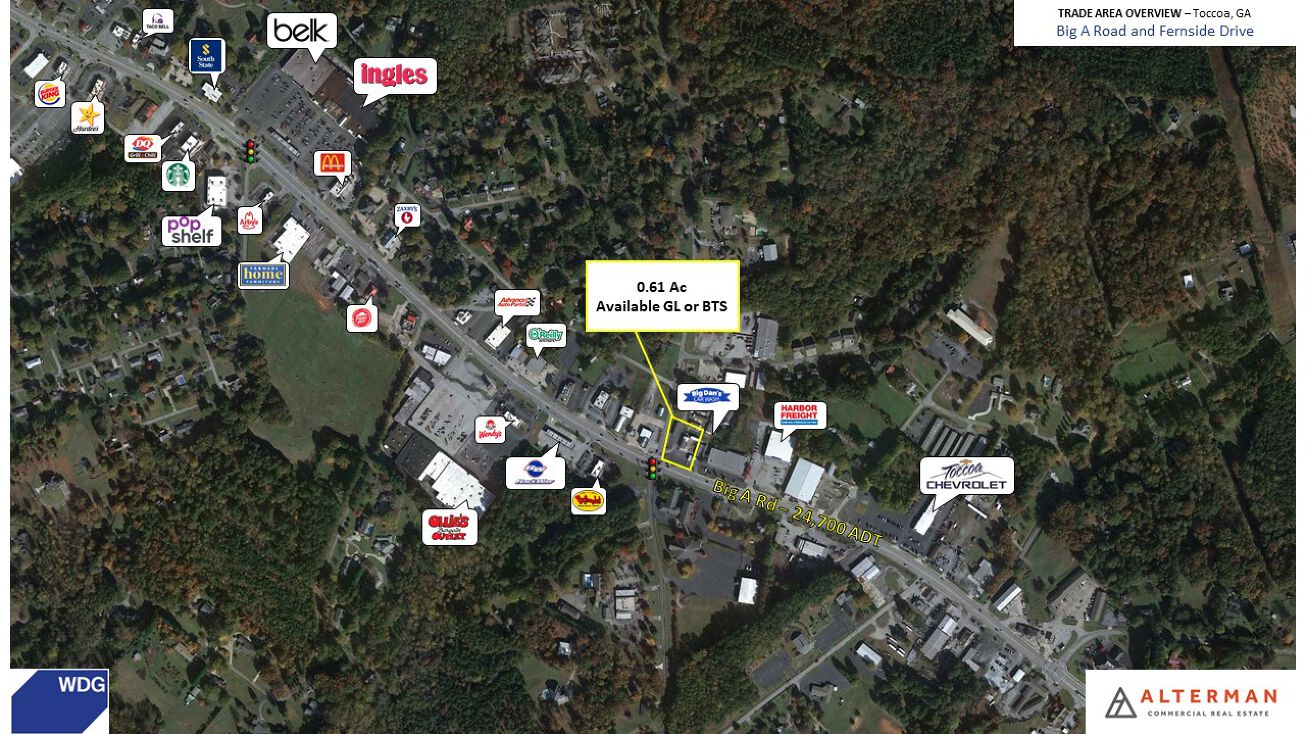 2421 Big A Rd, Toccoa, GA 30577 Retail Property for Sale Toccoa, GA