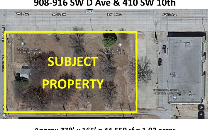 Pictures of Land property located at 908 SW D Ave, Lawton, OK 73501 for sales - image #1