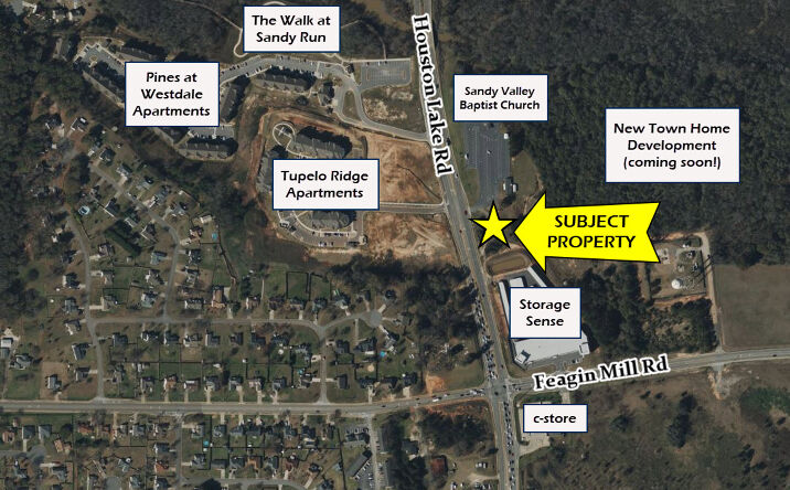 Pictures of Land property located at 2 acres, Houston Lake Rd & Feagin Mill Rd, Warner Robins, GA 31088 for sales - image #1