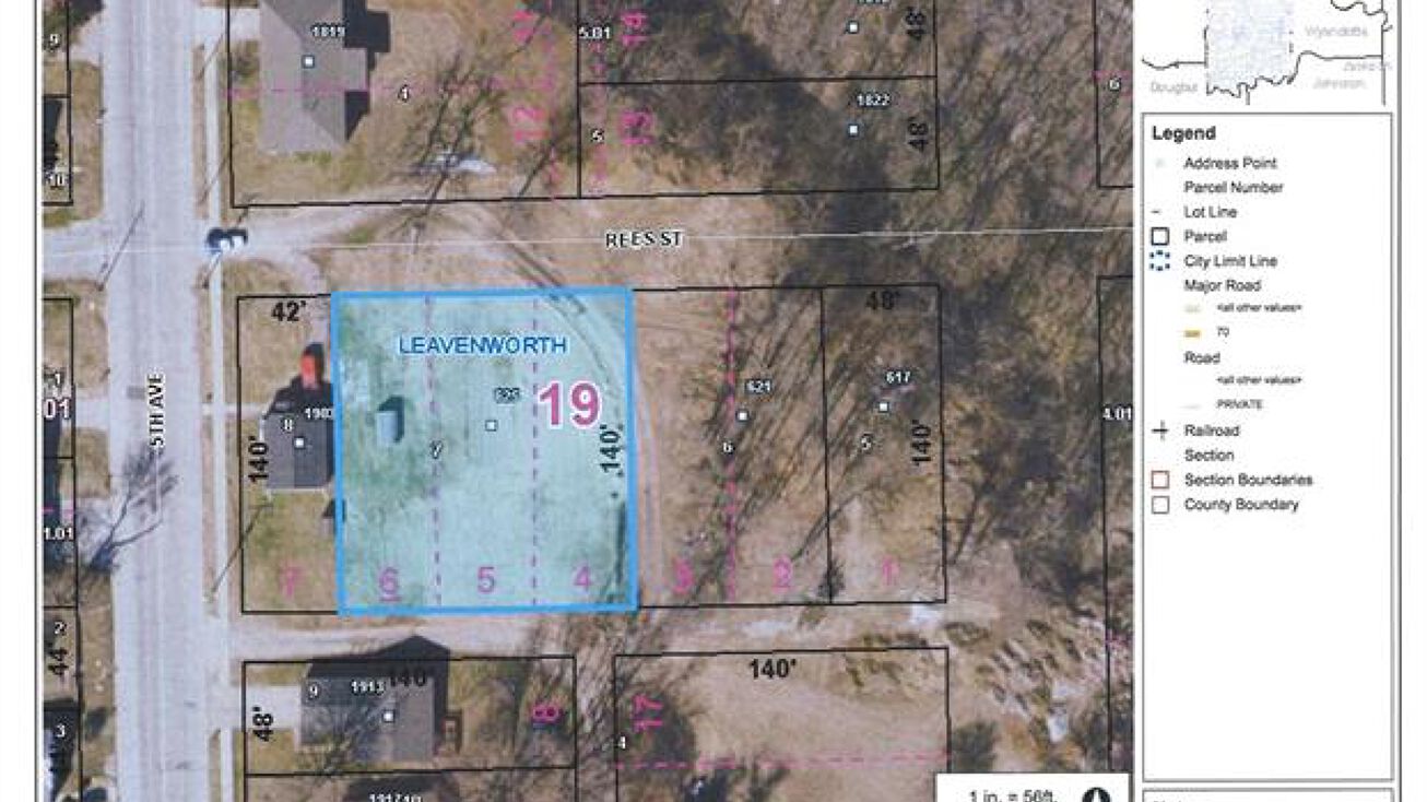 00000 Rees Street, Leavenworth, KS 66048 Land for Sale 00000 Rees