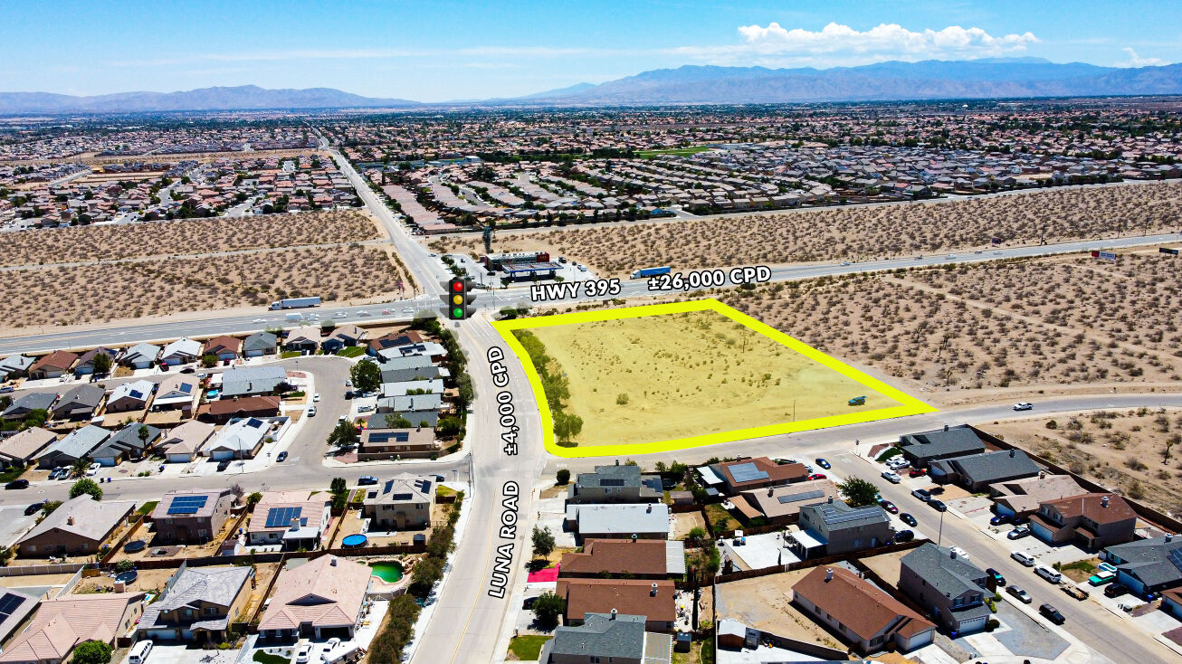Highway 395 and Luna Road, Victorville, CA 92392 Land for Sale 3.57