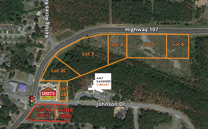 Pictures of Land property located at AR-107 & Johnson Drive, Sherwood, AR, USA, Sherwood, AR 72120 for sales - image #1
