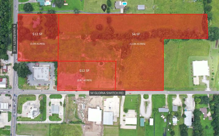 Pictures of Land, Retail property located at 3600 North University Ave, Carencro, LA 70520 for sales - image #1