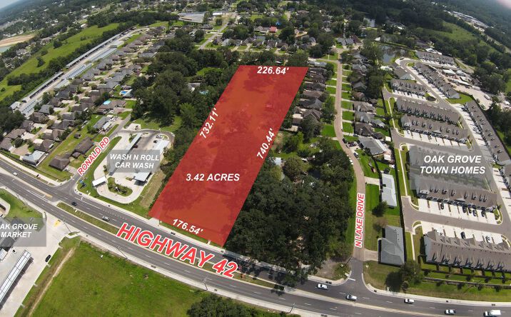 Pictures of Land property located at 38141 Highway 42, Prairieville, LA 70769 for sales - image #1