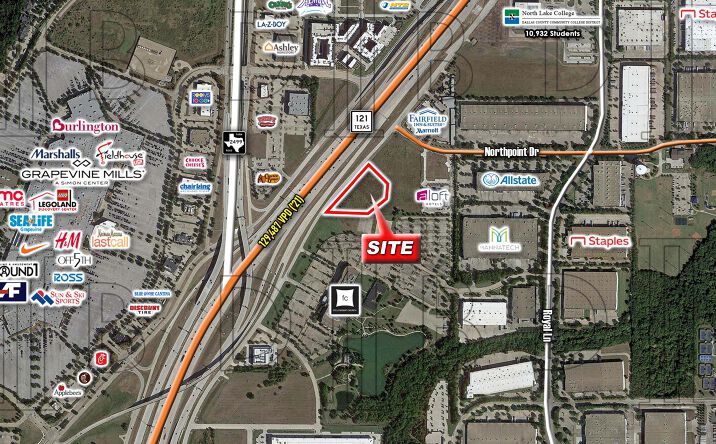 Pictures of Land property located at SEQ - S.H. 121 & Northpoint, Grapevine, TX 76051 for sales - image #1