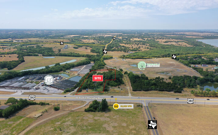 Pictures of Land property located at 2685 W Audie Murphy Pkwy, Farmersville, TX 75442 for sales - image #1