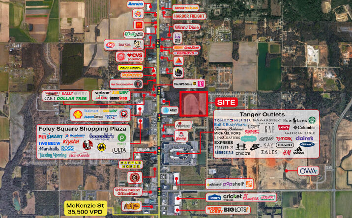 Pictures of Land, Multifamily property located at S Juniper St & E Pride Blvd, Foley, AL 36535 for sales - image #1