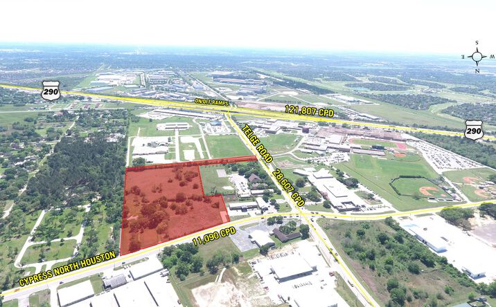 Pictures of Land property located at 14811 Cypress North Houston Road, Cypress, TX 77429 for comps - image #1