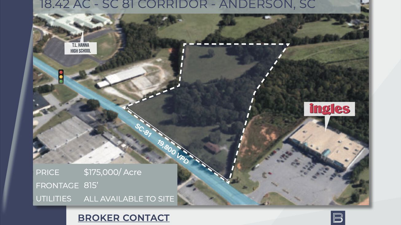 N Hwy 81, Anderson, SC 29621