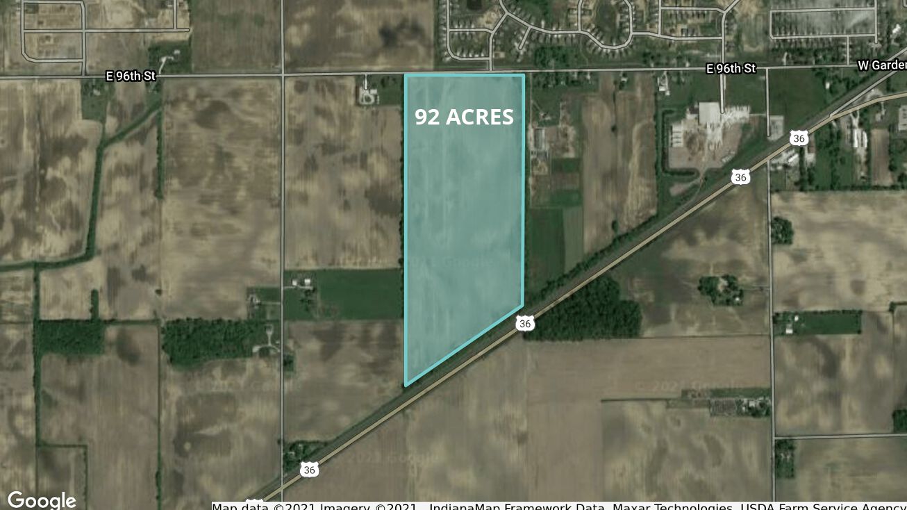 W 1000 N, Fortville, IN 46040 Land for Sale 92 Acres Fortville