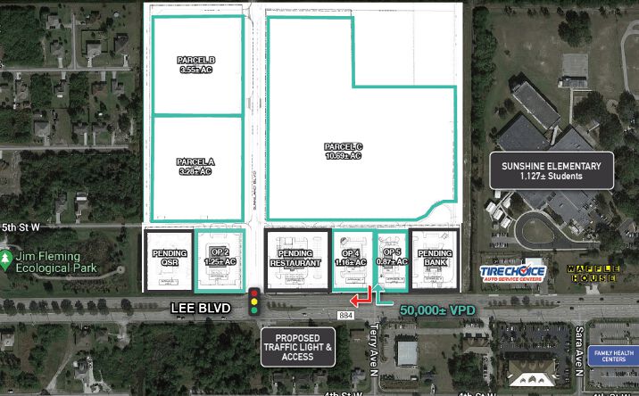 Pictures of Land property located at 3614 5th St W, Lehigh Acres, FL 33971 for sales - image #1