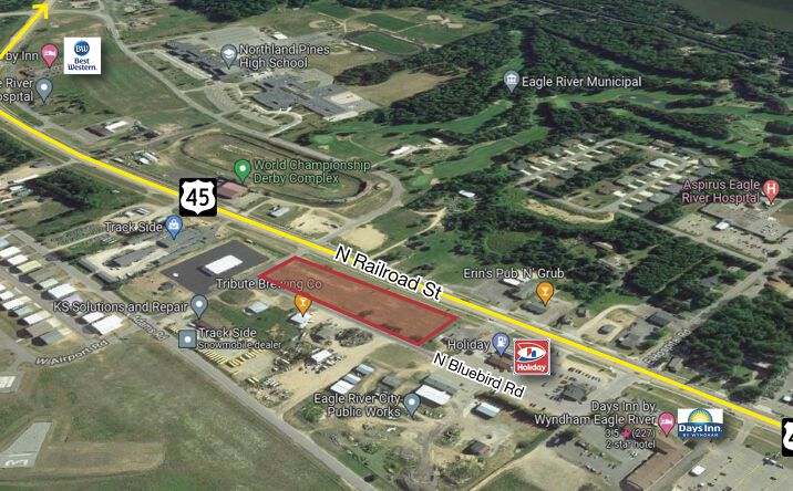 Pictures of Land property located at 1100 N Railroad St, Eagle River, WI 54521 for sales - image #1