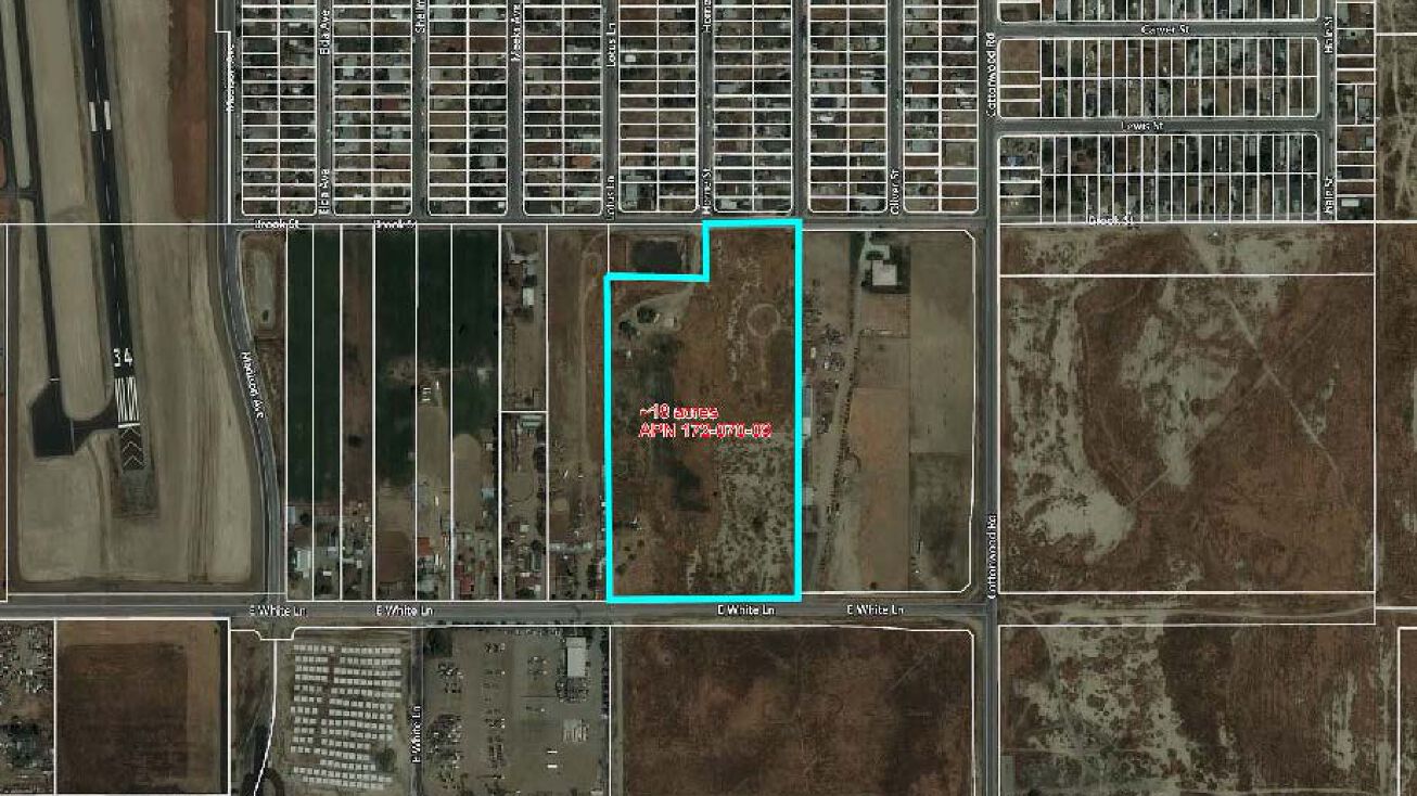 194 E White Lane, Bakersfield, CA 93307 Land for Sale Bakersfield 18 Acres