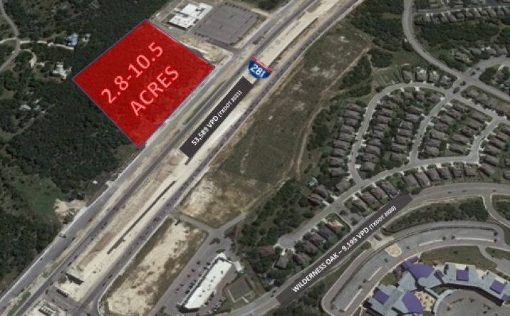Pictures of Land property located at US 281 and Wilderness Oak, San Antonio, Texas, San Antonio, TX 78260 for sales - image #1