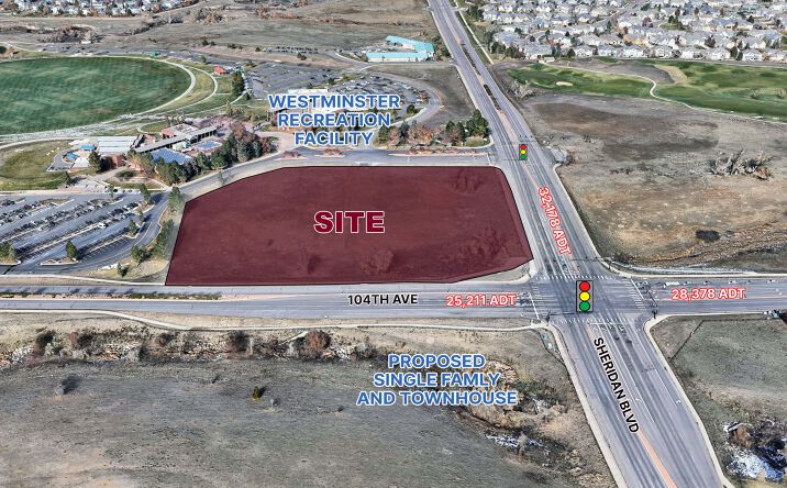 Pictures of Land property located at 104th Avenue and Sheridan Boulevard - NWC, Broomfield, CO 80020 for sales - image #1