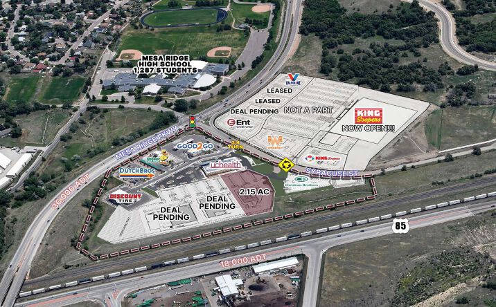 Pictures of Industrial, Land property located at Mesa Ridge Parkway and Syracuse Street - SWC, Fountain, CO 80911 for sales - image #1