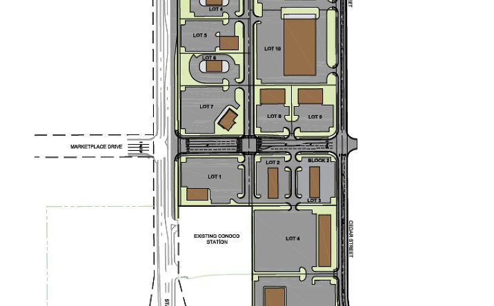 Pictures of Land property located at Marketplace Drive & 1st Street - SEC, Bennett, CO 80102 for sales - image #1