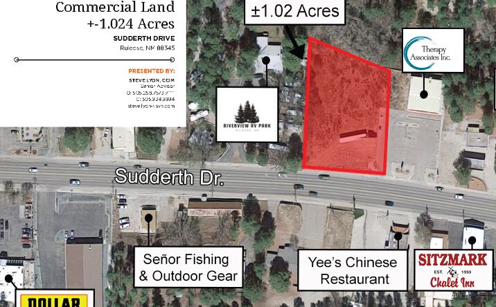 Pictures of Land property located at 630 Sudderth Dr, Ruidoso, NM 88345 for sales - image #1