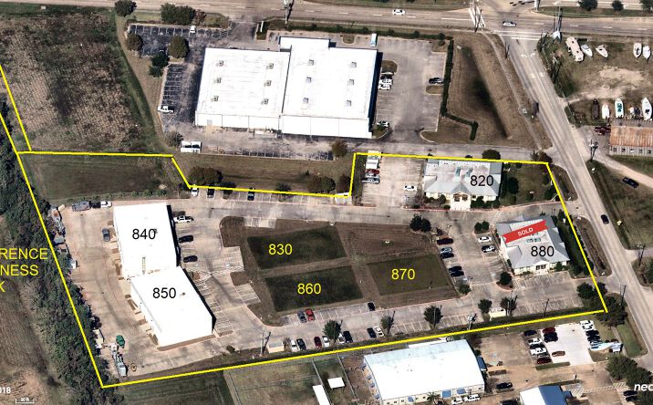 Pictures of Industrial, Land, Office property located at 820 Lawrence Rd, League City, TX 77573, 830 Lawrence Rd, League City, TX 77573, 860 Lawrence Rd, League City, TX 77573, 870 Lawrence Rd, League City, TX 77573, 840 Lawrence Rd, League City, TX 77573, 850 Lawrence Rd, League City, TX 77573 for sales - image #1