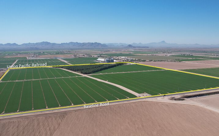 Pictures of Land property located at SEC Baseline & Bruner Roads, Buckeye, AZ 85326 for sales - image #1
