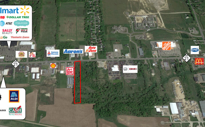 Pictures of Land property located at 1864 E Main St, Owosso, MI 48867 for sales - image #1