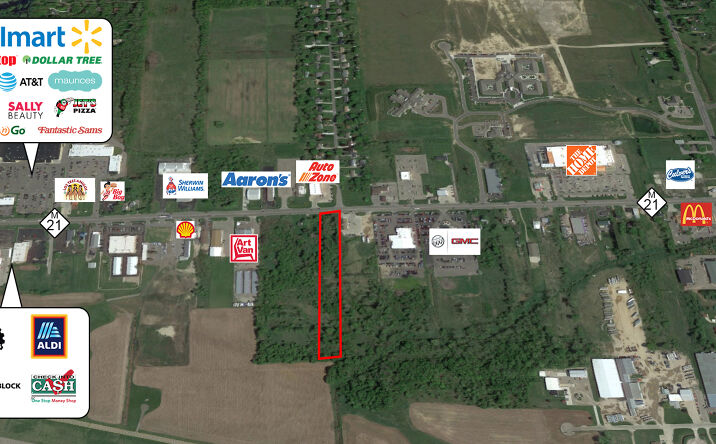 Pictures of Land property located at 1868 M-21, Owosso, MI 48867 for sales - image #1