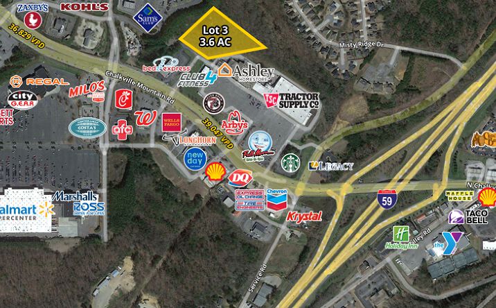 Pictures of Land property located at Chalkville Mountain Rd, Center Point, AL 35235 for sales - image #1
