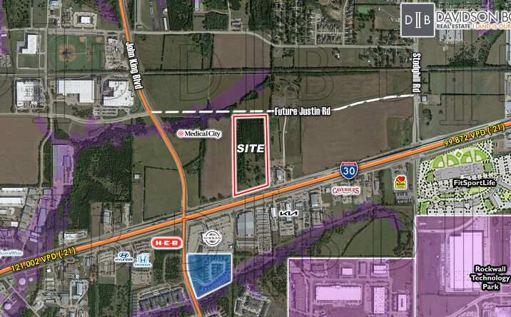 Pictures of Land property located at NEQ - I -30 & John King Blvd, Rockwall, TX 75087 for sales - image #1