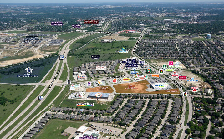 Pictures of Land, Retail property located at SEC Sycamore School Rd & Summer Creek Drive, Fort Worth, TX 76123 for sales - image #1