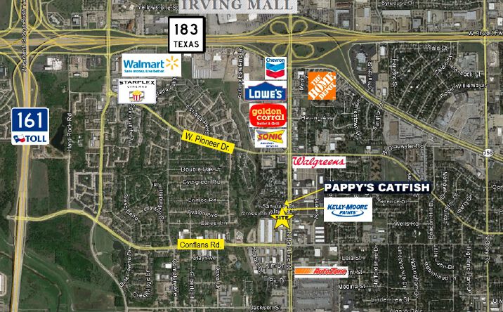 Pictures of Retail property located at 825 North Belt Line Road, Irving, TX 75061 for comps - image #1