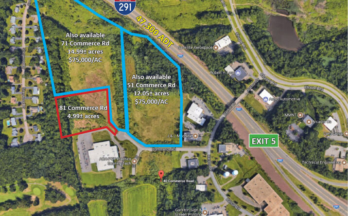 Pictures of Land property located at 81 Commerce Rd, Manchester, CT 06042 for sales - image #1