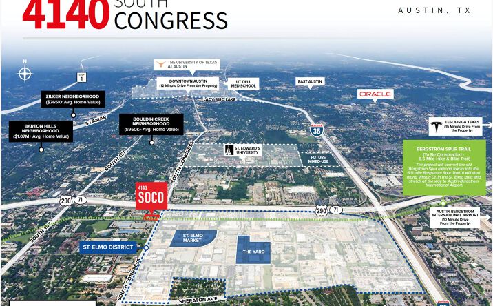 Pictures of Land property located at 4140 S Congress Ave, Austin, TX 78704 for sales - image #1