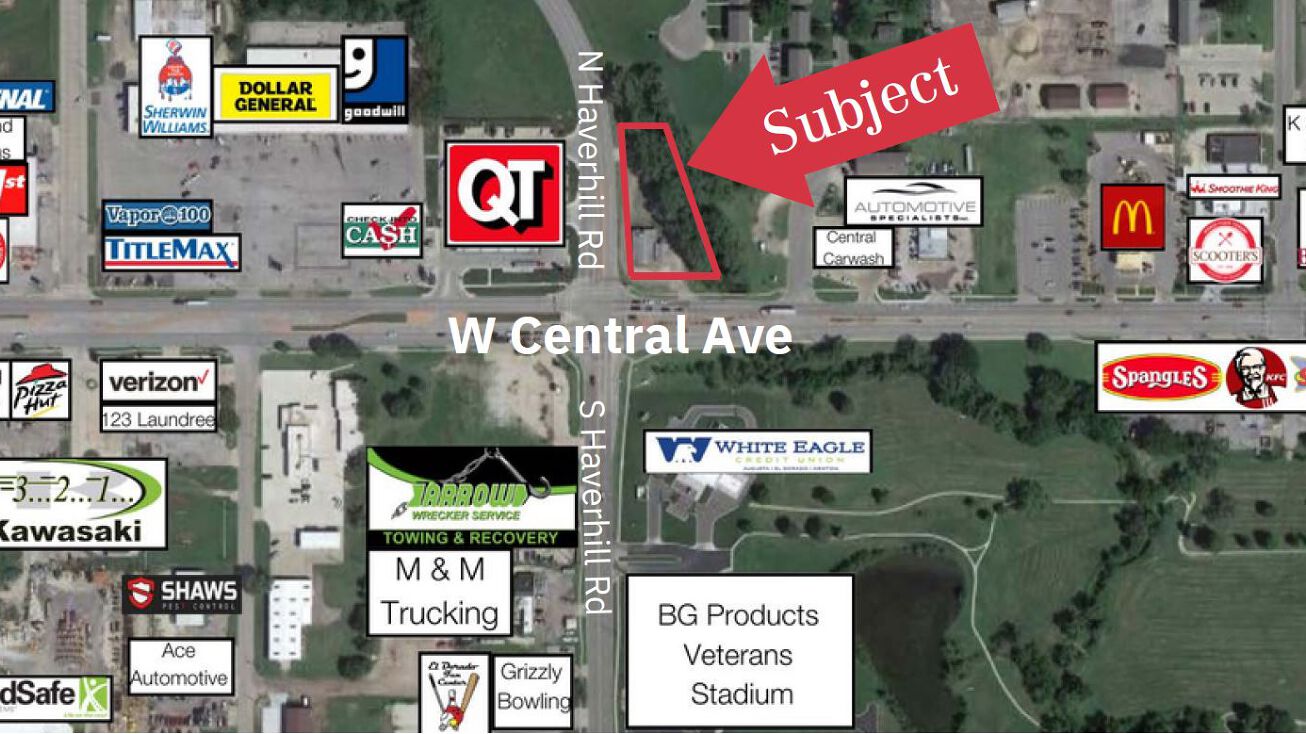 2220 W Central Ave, El Dorado, KS 67042 Land for Sale Pad Site in El Dorado, KS