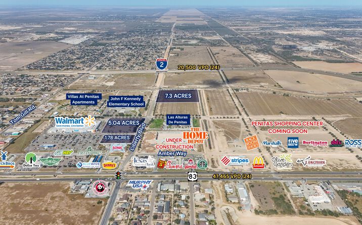 Pictures of Land property located at 215 Liberty Blvd, Penitas, TX 78576 for sales - image #1