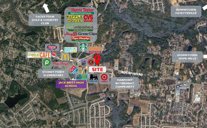Pictures of Land property located at 7138 Rockfish Rd, Fayetteville, NC 28306 for sales - image #1