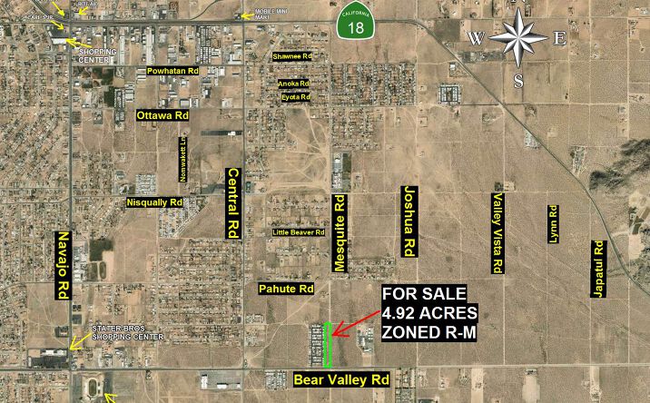 Pictures of Land property located at 00 Bear Valley Rd Apple Valley CA USA, Apple Valley, CA 92308 for sales - image #1