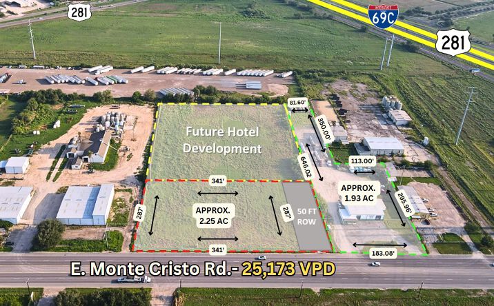 Pictures of Land property located at E Monte Cristo Rd, Edinburg, TX 78541 for sales - image #1