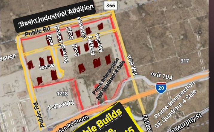 Pictures of Land property located at I 20 W & FM 1053, Odessa, TX 79761 for sales - image #1
