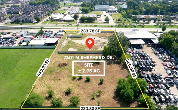 Pictures of Land property located at 7301 N Shepherd Dr, Houston, TX 77091 for sales - image #1