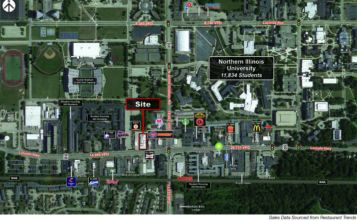 Pictures of Land property located at 1127 W Lincoln Hwy, DeKalb, IL 60115 for sales - image #1