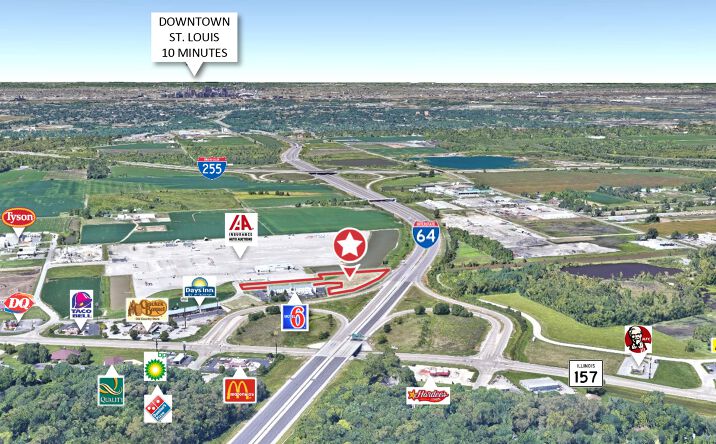 Pictures of Land property located at 2439 Old Country Inn Dr, Caseyville, IL 62232 for sales - image #1