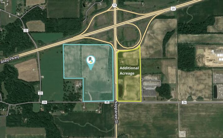 Pictures of Land property located at NW. Corner CR 26 & SR 19, Elkhart, IN 46517 for sales - image #1
