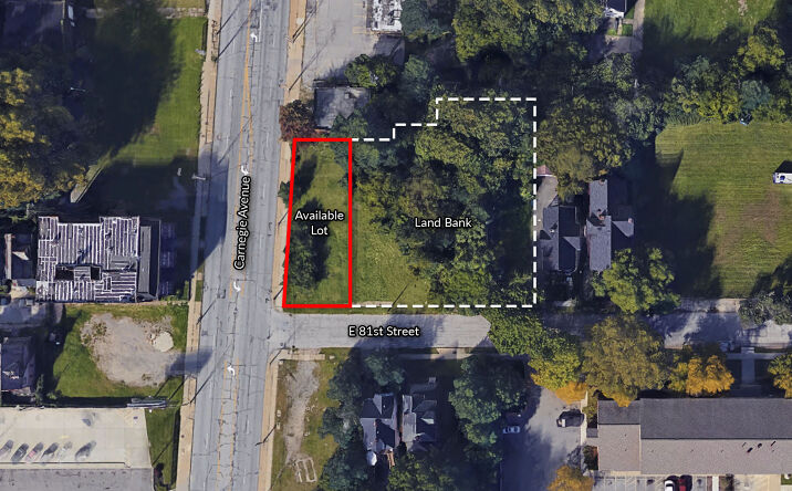 Pictures of Land property located at 8009 Carnegie Ave, Cleveland, OH 44103 for sales - image #1