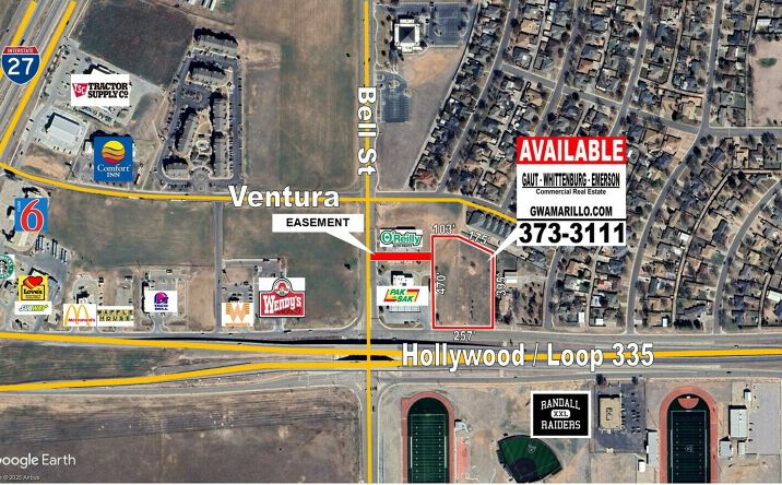 Pictures of Land property located at Hollywood Rd, Amarillo, TX 79109 for sales - image #1
